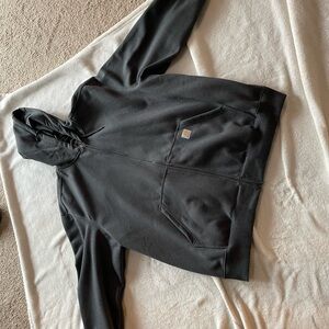 Carhartt charcoal grey zip up hoodies size 4XL